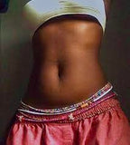 Waist Beads•Custom Size Round Smooth, Choice of Stretch/Tie/Adjustable Clasp(6mm) Natural Gemstone Crystal Energy Bead Waist Jewelry