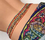 Waist Beads•Custom Size Round Smooth, Choice of Stretch/Tie/Adjustable Clasp(6mm) Natural Gemstone Crystal Energy Bead Waist Jewelry