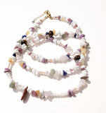 Waist Beads•Custom Size Round Smooth, Choice of Stretch/Tie/Adjustable Clasp(6mm) Natural Gemstone Crystal Energy Bead Waist Jewelry