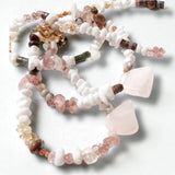 Waist Beads•Custom Size Round Smooth, Choice of Stretch/Tie/Adjustable Clasp(6mm) Natural Gemstone Crystal Energy Bead Waist Jewelry