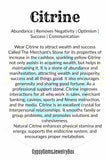 Intention- Abundance Citrine + Pyrite Custom Size Round Smooth Stretch (8mm) Natural Gemstone Crystal Energy Bead Bracelet "High Quality”