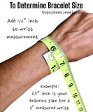 Amazonite - Custom Size•Frost Matte Rustic Round Stretch (8mm) Natural Gemstone Crystal Energy Bead Bracelet