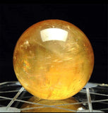 Citrine Custom Size Yellow Round Smooth Stretch (8mm) Natural Gemstone Crystal Energy Bead Bracelet "High Quality”