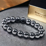 Terahertz Custom Size Round Stretch (8mm) Natural Gemstone Crystal Energy Bead Bracelet