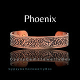 Magnetic Bio Viking Celtic Copper Magnetic Therapy Bracelet Cuff
