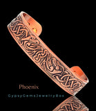 Magnetic Bio Viking Celtic Copper Magnetic Therapy Bracelet Cuff