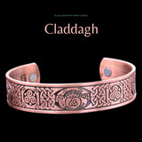Magnetic Bio Viking Celtic Copper Magnetic Therapy Bracelet Cuff
