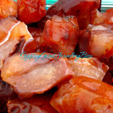 Carnelian Custom Size Orange Round Smooth Stretch Banded (8mm) Natural Gemstone Crystal Energy Bead Bracelet