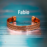 Copper Magnetic Hand Forged Solid Pure Copper Therapy Bracelet Cuff