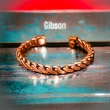 Copper Magnetic Hand Forged Solid Pure Copper Therapy Bracelet Cuff