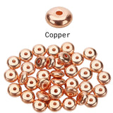 Amethyst - Chevron Amethyst•Faceted Opalite•You Choose: Silver•Copper•Gold•Black Hematite Disk Spacers•Custom Size•Round Stretch (8mm) Natural Gemstone Crystal Energy Bead Bracelet