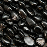 Hypersthene - Black Aura Large Nugget Series Custom Size Stretch (8 - 10mm) Large Irregular Shape Smooth Natural Gemstone Crystal Energy Bead Bracelet