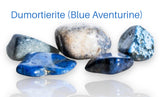Dumortierite (Blue Aventurine) Custom Size Round Smooth Stretch (8mm) Natural Gemstone Crystal Energy Bead Bracelet