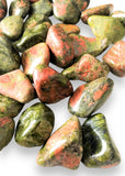 Unakite Custom Size Round Smooth Stretch (8mm) Natural Gemstone Crystal Energy Bead Bracelet
