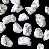 Howlite White Custom Size Round Smooth Stretch (8mm) Natural Gemstone Crystal Energy Bead Bracelet