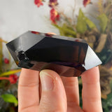 Smokey Quartz Vogel Double Point Six 6 Side Energy Crystal Wand