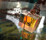 Custom Made To Order Wire Wrapped Crystal Gemstone Pendant Necklace
