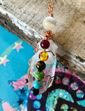 Custom Made To Order Wire Wrapped Crystal Gemstone Pendant Necklace