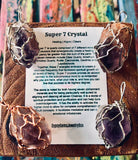 Custom Made To Order Wire Wrapped Crystal Gemstone Pendant Necklace