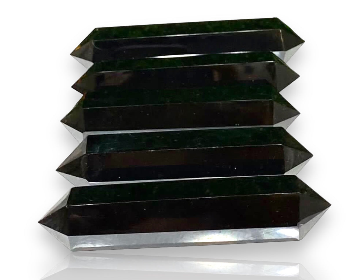 Black Obsidian X-Large Double Point Crystal Wand – GypsyGemsJewelryBox