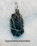 Custom Made To Order Wire Wrapped Crystal Gemstone Pendant Necklace
