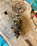 Custom Made To Order Wire Wrapped Crystal Gemstone Pendant Necklace