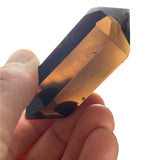 Smokey Quartz Vogel Double Point Six 6 Side Energy Crystal Wand