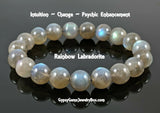 Triple Protection - Three Bracelet Bundle Pack - Enlightened Soul Trinity Set - Lapis Lazuli + Labradorite + Amazonite (8mm) Custom Size Natural Gemstone Crystal Energy Bead Bracelets (Set of 3 Bracelets)
