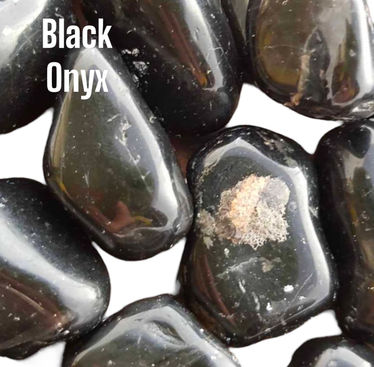 Black Onyx Extra Quality Natural Tumbled Crystal Rock Gemstone