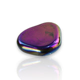 Hematite Aura Rainbow Magnetic Natural Worry Palm Crystal Rock Gemstone Large Magnet