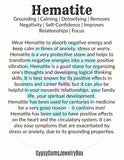 Hematite Aura Rainbow Magnetic Natural Worry Palm Crystal Rock Gemstone Large Magnet