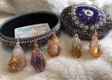 Custom Made To Order Wire Wrapped Crystal Gemstone Pendant Necklace