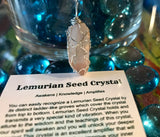 Custom Made To Order Wire Wrapped Crystal Gemstone Pendant Necklace