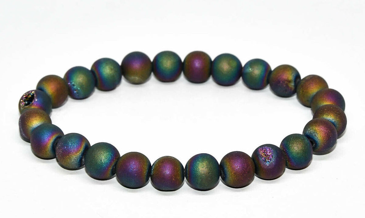 Nogu Rainbow Agate Gemstone Vitality Bracelet