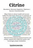 Citrine Custom Size Yellow Round Smooth Stretch (8mm) Natural Gemstone Crystal Energy Bead Bracelet "High Quality”