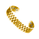Copper Magnetic Therapy Pure Copper Heal Sugar Down Weave Design Solid Heavy Bracelet Cuff (4 Colors)