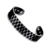 Copper Magnetic Therapy Pure Copper Heal Sugar Down Weave Design Solid Heavy Bracelet Cuff (4 Colors)