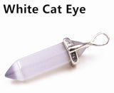 Double Point Crystal Gemstone Pendant Necklace