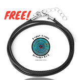 Dendritic Opal Copper Wire Wrapped Weave Pendant Necklace