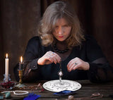 Merkabah Star of David Gemstone and Quartz Crystal Point Energy Healing Dowsing Crystal Pendulum