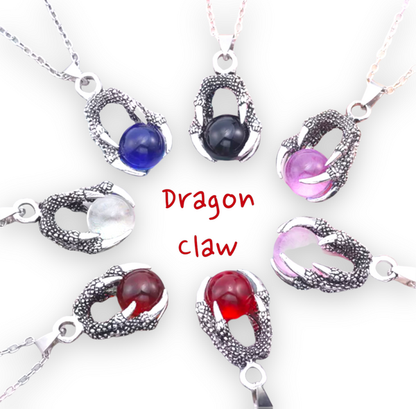 Dragon Claw Crystal Ball Pendant