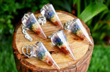 7 Chakra Orgone Energy Healing Dowsing Cone Crystal Pendulum