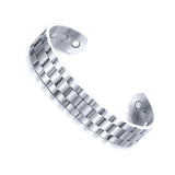 Copper Magnetic Therapy Pure Copper Heal Sugar Down Weave Design Solid Heavy Bracelet Cuff (4 Colors)