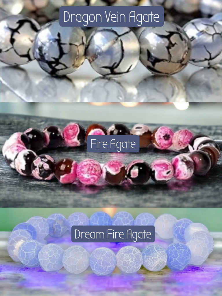 Dragon Vein Agate, Fire Agate, and Dream Fire Agate: Know the Difference