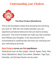 Intention - Root Chakra Balance - Carnelian + Red Jasper + Hematoid Red Healer Fire Quartz Custom Size Round Smooth Stretch (8mm) Natural Gemstone Crystal Energy Bead Bracelet