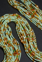 Waist Beads•Custom Size Round Smooth, Choice of Stretch/Tie/Adjustable Clasp(6mm) Natural Gemstone Crystal Energy Bead Waist Jewelry