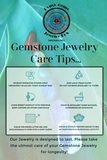 Lava Stone Aromatherapy Custom Size 3 Square (Group A) & Choice of Gemstones Round Stretch (8mm) Natural Gemstone Crystal Energy Bead Bracelet