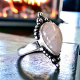 Sunstone Gemstone .925 Sterling Silver Petite Ring (Size: 6.5)