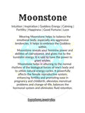 Moonstone - Rainbow Moonstone with Black Tourmaline Rutile inclusions Nugget Series Custom Size Stretch (8 - 10mm) Irregular Shape Smooth Natural Gemstone Crystal Energy Bead Bracelet