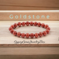 GOLDSTONE Sandstone Energy Bracelet "Golden Glow"